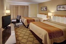 Guest room with premium bedding